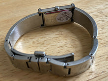 Load image into Gallery viewer, Citizen Eco-Drive G620 Lady Silver Black Rectangle Solar Power Quartz Watch Hour
