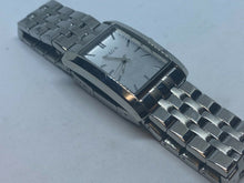 Load image into Gallery viewer, Bulova 96L201 Baird Men Lady Silver Rectangle Analog Quartz Watch Hours~New Batt
