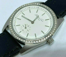 Load image into Gallery viewer, Kenneth Cole Men Lady Small Second Silver White Analog Quartz Watch Hour~New Bat

