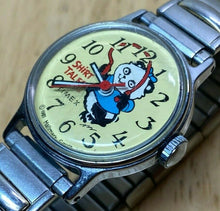 Load image into Gallery viewer, Vintage Timex Shirt Tales Lady Silver Stretch Hand-Wind Mechanical Watch Hours
