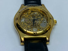 Load image into Gallery viewer, VTG Nick Of Time Mens 17 Jewels Skeleton Hand-Wind Mechanical Analog Watch Hours
