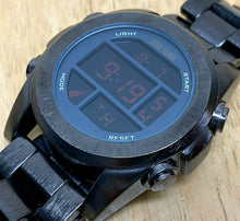 Load image into Gallery viewer, Zoo York Mens Heavy Black Digital Quartz Alarm Chrono Watch Hours~New Battery
