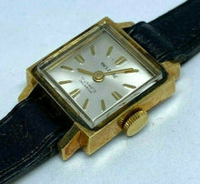 Load image into Gallery viewer, Vintage Beltane Lady 17J Gold Tone Square Swiss Hand-Wind Mechanical Watch Hours
