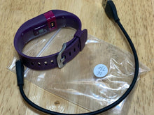 Load image into Gallery viewer, Fitbit Charge FB405 Black Purple Sports Watch Hours Fitness Activity Tracker
