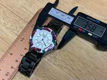 Load image into Gallery viewer, Isaac Mizrahi Lady 30m Ceramic Flower Bezel Analog Quartz Watch Hours~New Batter
