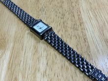 Load image into Gallery viewer, Vintage Gruen Lady Sterling-Tone Rectangle Analog Quartz Watch Hours~New Battery
