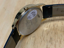 Load image into Gallery viewer, Timex Indiglo Men 30m Gold-White Leather Analog Quartz Watch Hours~Date~New Batt
