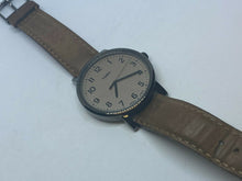 Load image into Gallery viewer, Timex Indiglo Mens 30m Black Brown Leather Analog Quartz Watch Hours~New Battery
