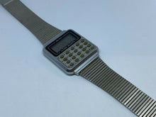 Load image into Gallery viewer, Vintage Delphi Men Slim Digital Calculator Quartz Watch Hours ~ For Parts Repair
