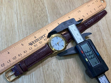 Load image into Gallery viewer, Vintage Timex Indiglo Men Gold Tone Leather Analog Quartz Watch Hour~New Battery
