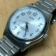 Load image into Gallery viewer, Vintage ALBA V501-6V50 Men Lady 50m Silver Analog Quartz Watch Hours~New Battery
