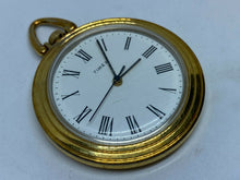 Load image into Gallery viewer, Vintage Timex Gold Tone Open Face Hand-Wind Up Mechanical Pocket Watch Hours~Run
