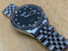 Load image into Gallery viewer, Lord Harris Mens 100m Diamonds Fluted Bezel Analog Quartz Watch Hour~New Battery
