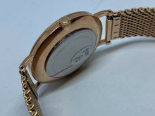 Load image into Gallery viewer, Unused Benson Marcel Men Rose Gold Mesh Swiss Analog Quartz Watch Hours~New Batt
