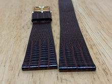 Load image into Gallery viewer, Original Seiko Canada Brown Genuine Leather Gold Buckle Watch Strap Band~20mm
