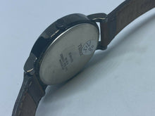 Load image into Gallery viewer, Timex Indiglo Mens 30m Black Brown Leather Analog Quartz Watch Hours~New Battery
