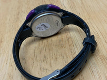 Load image into Gallery viewer, Timex Ironman Lady 100m Black Purple Digital Alarm Chrono Watch Hour~New Battery
