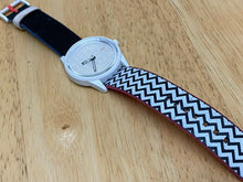 Load image into Gallery viewer, Q&amp;Q By Citizen ECO Solar Powered 50m White Plastic Analog Quartz Watch Hours
