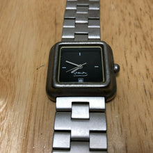 Load image into Gallery viewer, Vintage Swiss Parts Movt Men Lady Heavy Square Analog Quartz Watch Hour~New Batt
