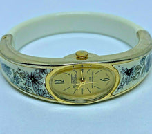 Load image into Gallery viewer, Vintage Quintel Lady Gold Tone Cuff Bangle Hand-Wind Mechanical Watch Hours
