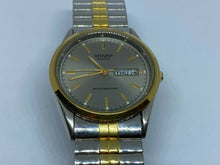 Load image into Gallery viewer, Vintage Sharp Japan Men Dual Tone Analog Quartz Watch Hours~Day Date~New Battery
