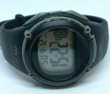 Load image into Gallery viewer, Sharp Mens 30m Black Gray Round Digital Alarm Chrono Watch Hours~New Battery
