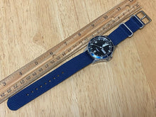 Load image into Gallery viewer, Timex T2N678 Men 100m Diver Blue Bezel Analog Quartz Watch Hour~Day Date~New Bat
