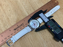 Load image into Gallery viewer, Relic Lady 50m Silver Steel MOP Leather Analog Quartz Watch Hours~New Battery
