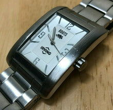 Load image into Gallery viewer, Roots Irving RS105 Mens Silver Rectangle Analog Quartz Watch Hours~New Battery
