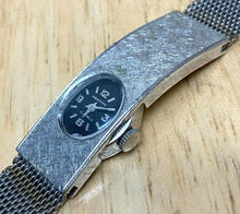 Load image into Gallery viewer, Vintage Destino Lady Silver Mesh Bracelet 17J Hand-Wind Mechanical Watch Hours

