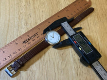 Load image into Gallery viewer, Bai New York Lady 30m Silver White Leather Analog Quartz Watch Hours~New Battery
