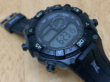 Load image into Gallery viewer, Everlast Mens 30m Gray Black Digital Quartz Alarm Chrono Watch Hours~New Battery
