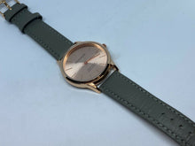 Load image into Gallery viewer, Unused Monroe MAESTRO Men Classique Rose Gold Analog Quartz Watch Hours~New Batt
