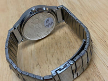 Load image into Gallery viewer, Vintage Nicolet Men 30m Silver Black Brass-Steel Quartz Watch Hour~Date~New Batt
