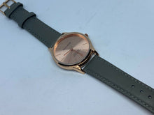 Load image into Gallery viewer, Unused Monroe MAESTRO Men Classique Rose Gold Analog Quartz Watch Hours~New Batt
