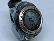 Load image into Gallery viewer, Unused Large Display Mens Silver Black Digital Alarm Chrono Watch Hours~New Batt
