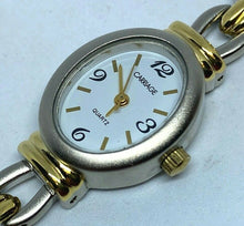 Load image into Gallery viewer, Unused Carriage Timex  Lady Dual Tone Oval Analog Quartz Watch Hours~New Battery
