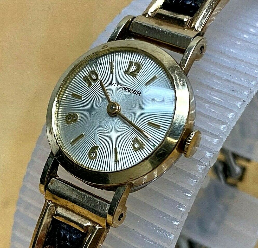 Vintage Wittnauer-Longines Lady 10k Gold Filled Hand-Wind Mechanical Watch Hours