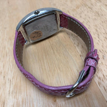 Load image into Gallery viewer, Gossip Lady Silver Barrel MOP Leather Band Analog Quartz Watch Hours~New Battery
