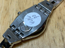 Load image into Gallery viewer, Swatch Swiss Irony Lady Silver Blue Steel Analog Quartz Watch Hours~New Battery
