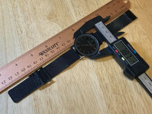 Load image into Gallery viewer, Pierre Lannier Mens 30m Black Steel Mesh Analog Quartz Watch Hours~New Battery
