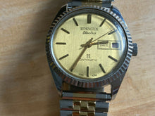 Load image into Gallery viewer, Vintage Remington 23 Men Dual Tone Stretch Hand Wind Mechanical Watch Hours~Date
