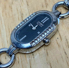 Load image into Gallery viewer, Citizen Eco-Drive G620-S021758 Lady Rhinestone Steel Solar Quartz Watch Hours
