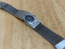Load image into Gallery viewer, Vintage Destino Lady Silver Mesh Bracelet 17J Hand-Wind Mechanical Watch Hours
