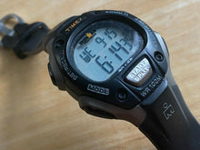 Load image into Gallery viewer, Timex Ironman Men Lady Black Silver Digital Alarm Chrono Watch Hours~New Battery
