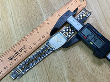 Load image into Gallery viewer, Vintage Citizen Azteca Men 50m Silver Barrel Analog Quartz Watch Hour~New Batter
