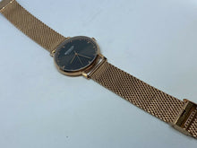 Load image into Gallery viewer, Unused Benson Marcel Men Rose Gold Mesh Swiss Analog Quartz Watch Hours~New Batt
