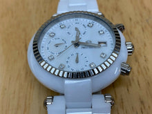 Load image into Gallery viewer, AR-2487 Men Lady Ceramic Analog Quartz Watch Hour~Triple Date~New Battery
