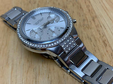 Load image into Gallery viewer, Caravelle Bulova Lady Rhinestone Analog Quartz Chronograph Watch Hour~New Batter
