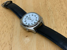 Load image into Gallery viewer, On-Time Men Atomic Radio Controlled Talking Leather Analog Watch Hour~New Batter

